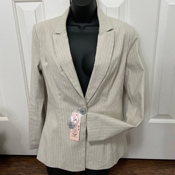 Nanette Lepore Linen Blazer - Picture 1 of 6